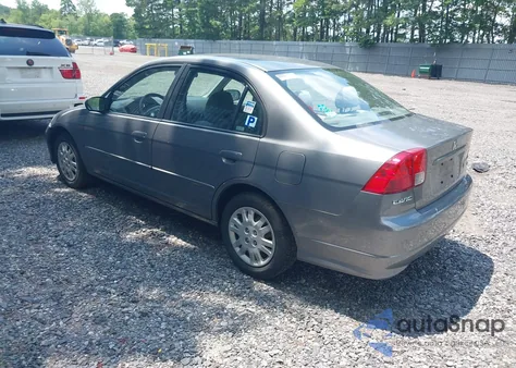 2005 Honda Civic Lx из США, поврежденный, VIN 2HGES165X5H606063